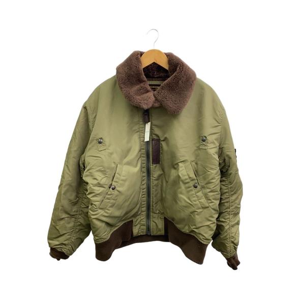 B-15D フライトジャケット サイズ44 オリーブグリーン WAIPER◇フライトジャケット/B-15B/U.S.AIR FORCE/44/ナイロン