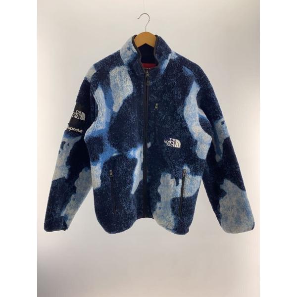 Supreme / フリースジャケット/L/ポリエステル/マルチカラー/カモフラ/NF0A7WOB// THE NORTH FACE◇フリースジャケット/L/ポリエステル/BLU/カモフラ