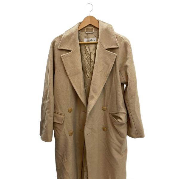 MAX MARA◇コート/36/キャメル/ベージュ/無地/TIC1001 : セカンド