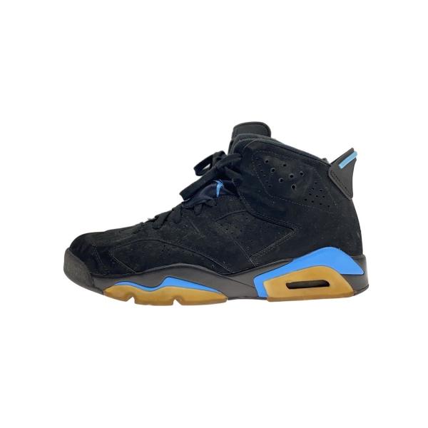 NIKE◆AIR JORDAN 6 RETRO/エアジョーダンレトロ/ブラック/384664-006/27.5cm/BLK//