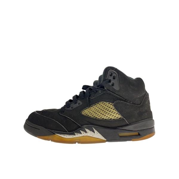 NIKE◆AIR JORDAN 5 RETRO OG/エアジョーダンレトロ/ブラック/845035-003/26.5cm/B//