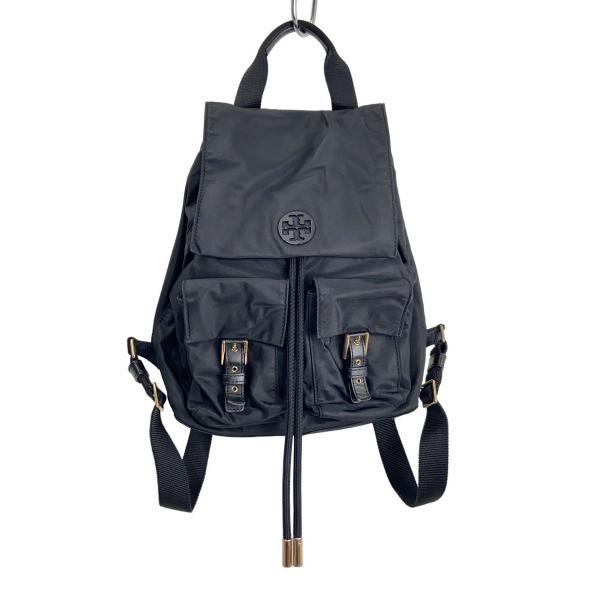 ❤️本日限定SALE❤️美品　トリーバーチ ブラック ナイロンリュック TORY BURCH◇リュック/ナイロン/BLK : セカンドストリートYahoo!店