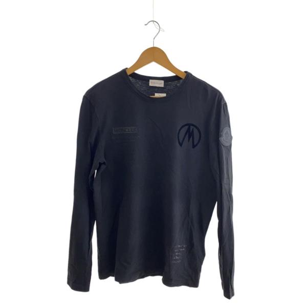 MONCLER◇長袖Tシャツ/M/コットン/BLK/F20918D70710 : セカンド