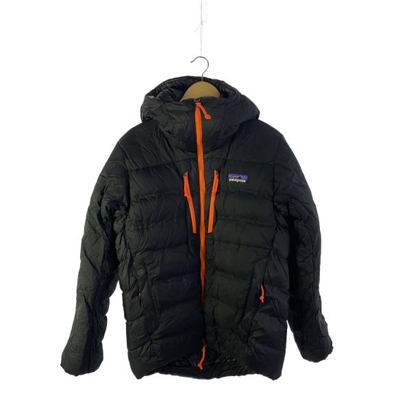 patagonia◇ダウンジャケット/S/ナイロン/BLK/無地/84845/Grade VII
