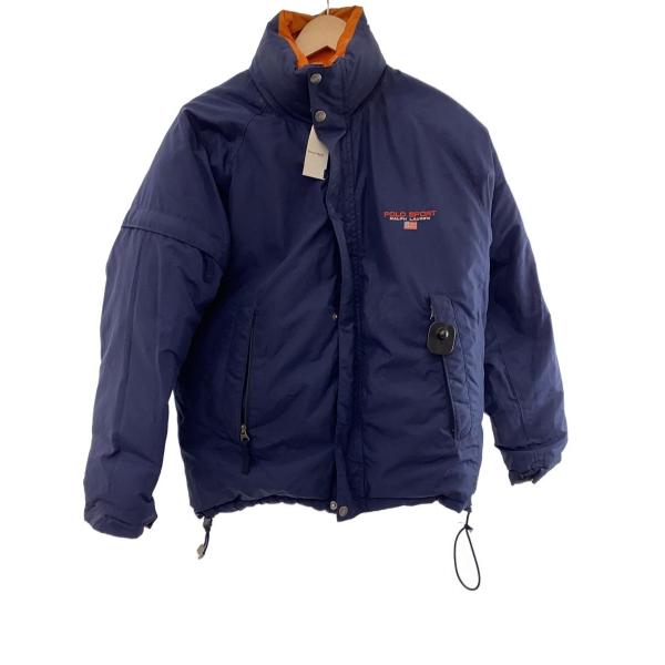 ジャケット・アウター polo sport cwu POLO SPORT◇ダウンジャケット/S/コットン/NVY/無地 : セカンド