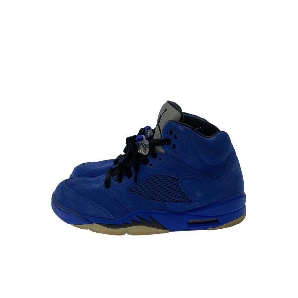 NIKE◆AIR JORDAN 5 RETRO/エアジョーダンレトロ/ブルー/136027-401/27.5cm/BLU