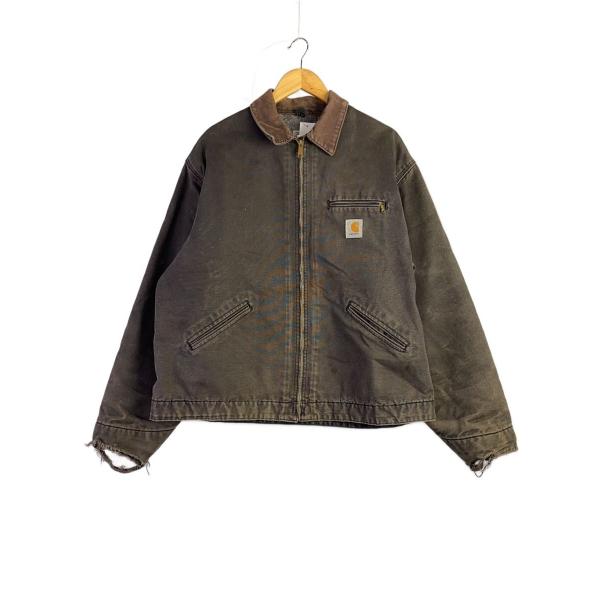 Carhartt◇USA製/00s/デトロイトジャケット/フェード/襤褸/--/コットン