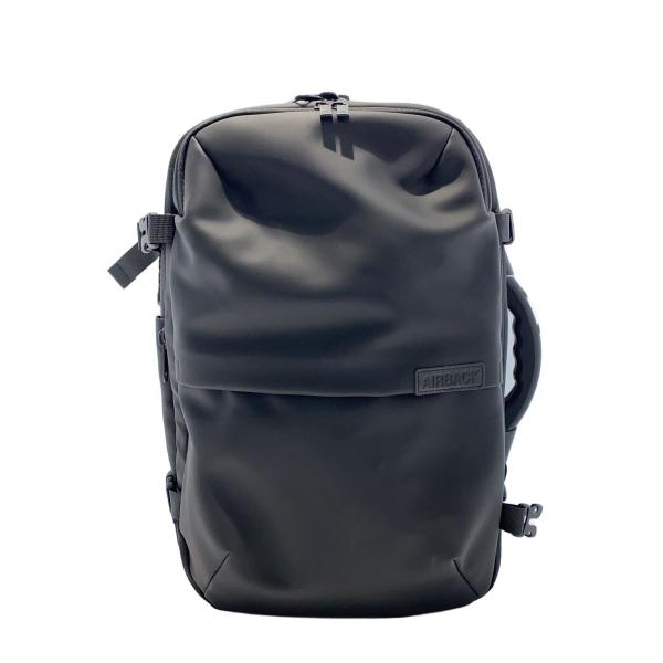 AIRBACK リュック バックパック ブラック AIRBACK/真空圧縮機能/リュック/PVC/BLK// : セカンドストリートYahoo