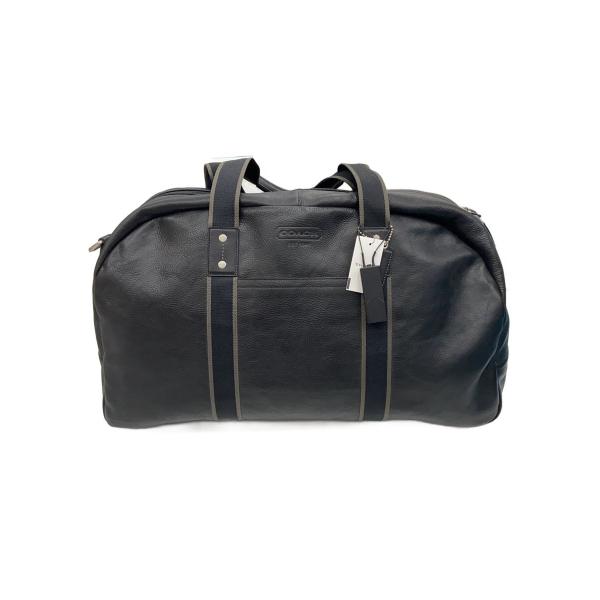 COACH◆ボストンバッグ_オールレザー/レザー/BLK//