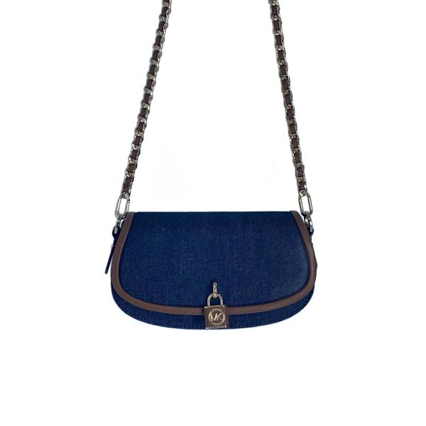 MICHAEL KORS デニムショルダーバッグ MICHAEL KORS◇ショルダーバッグ/デニム/IDG// : セカンドストリート