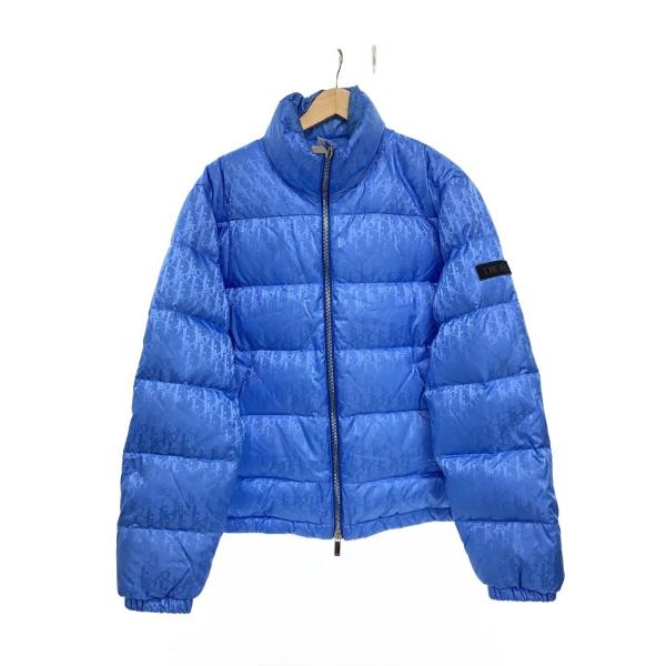 Dior HOMME◇Oblique Down Jacket/ダウンジャケット/48/ナイロン/BLU