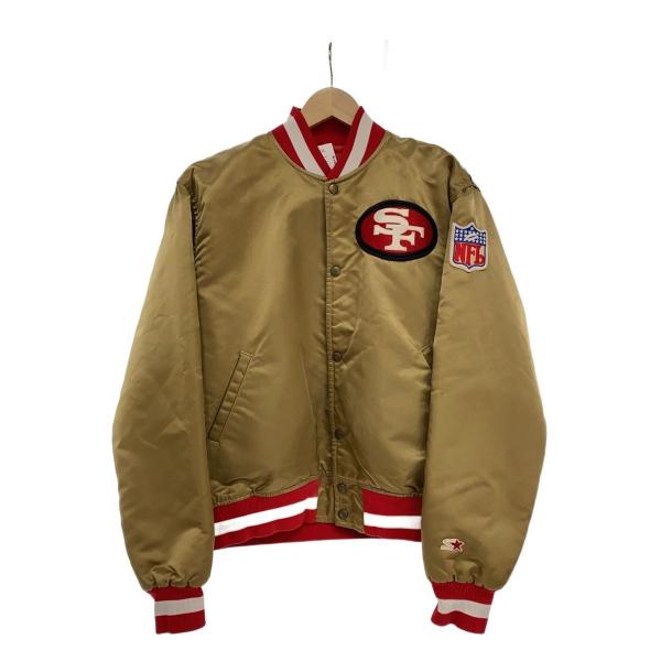 STARTER◇90s/49ERS/USA製/PRO LINE/スタジャン/M/ナイロン/CML