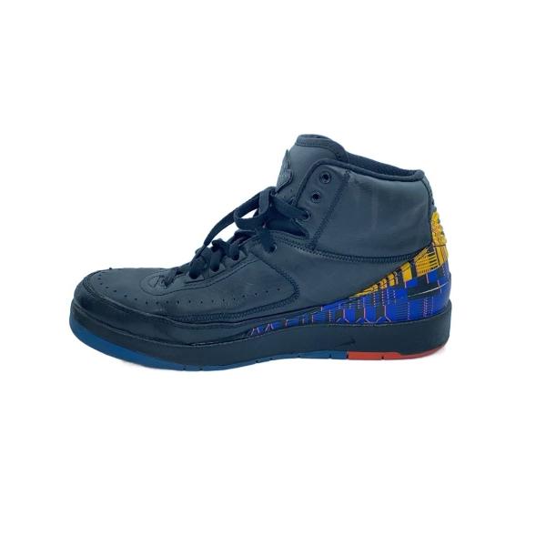 NIKE◆AIR JORDAN 2 RETRO BHM/エアジョーダンレトロ/ブラック/BQ7618-007/26.5cm///