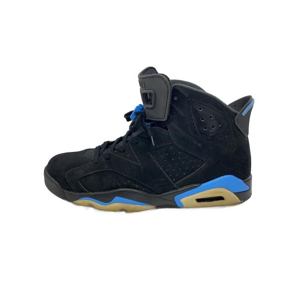 NIKE◆AIR JORDAN 6 RETRO/エアジョーダンレトロ/ブラック/384664-006/27.5cm/BLK//