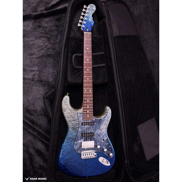 トモ　エレキギター グラデーションブルー トモ エレキギター グラデーションブルー トモ エレキギター