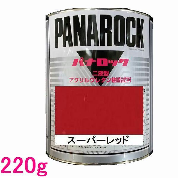 自動車塗料　ロックペイント　088-0039  パナロック　スーパーレッド　主剤　220g