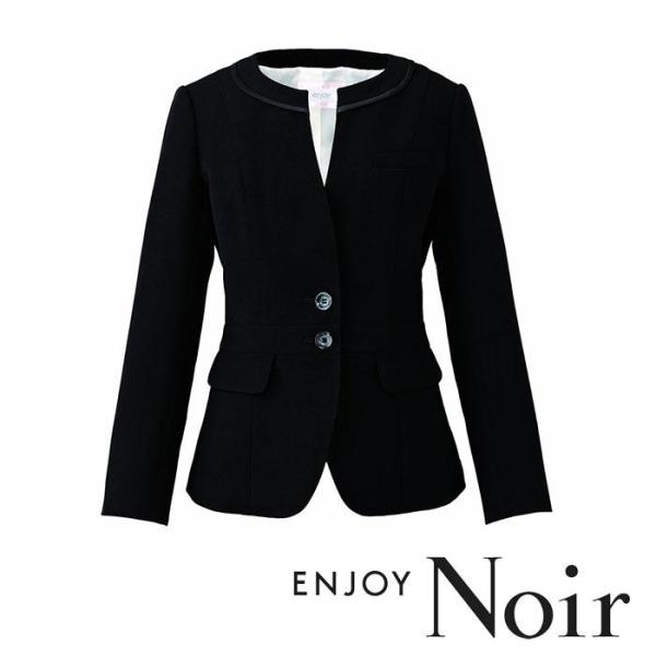 EAJ513 ノーカラージャケット ENJOY Noir・カーシーカシマ・KARSEE