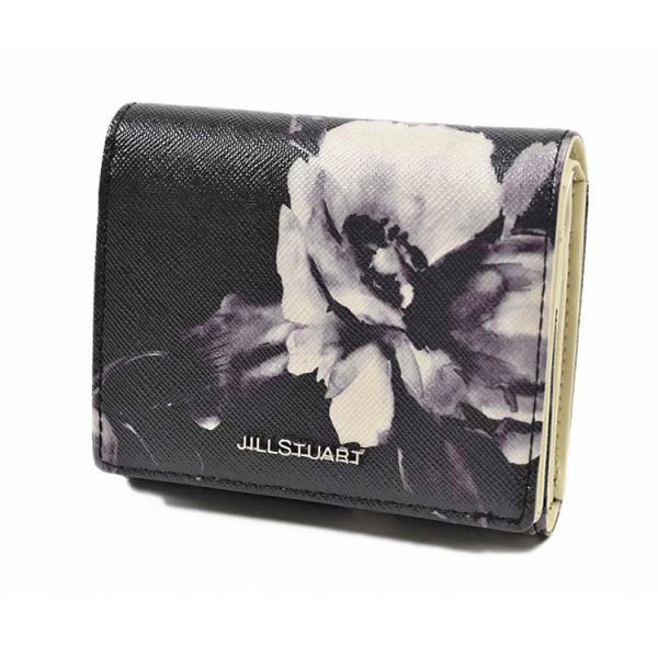 【美品】JILLSTUART黒 ブラック 二つ折り財布 JILL STUART（ジルスチュアート） 二つ折り 財布 レディース ブランド
