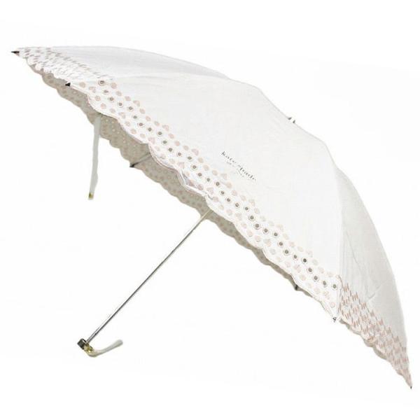 新品Kate spade コンパクト傘　晴雨兼用傘　日傘　ケイトスペード　楽折り ssseason_29-w8625
