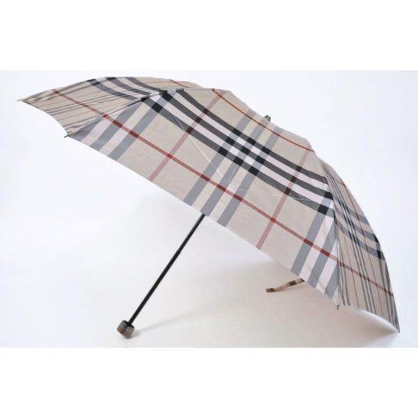 BURBERRY バーバリー 雨傘 メンズ 折りたたみ ノバチェック ブランド