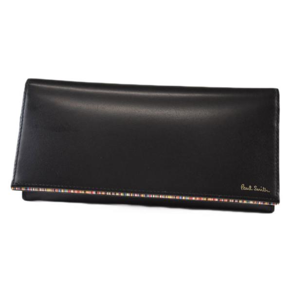 ポールスミス未使用 シグネチャーストライプ長財布 BPS675-10 No.7 Paul Smith（ポール・スミス） 財布 メンズ 長財布 ブランド