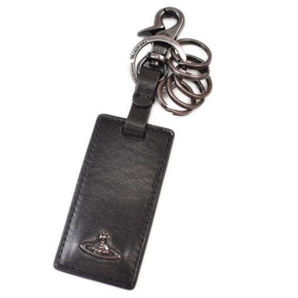 【早物勝ち】 Vivienne Westwood キーリング 黒（箱付き） VIVIENNEWESTWOOD】オールブラックオーブキーホルダー (Vivienne