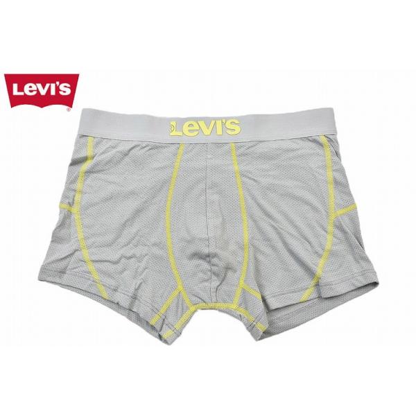 リーバイス ボクサー パンツ メンズ LEVI'S COOLMAX メッシュ グレー Sサイズ Mサイズ Lサイズ LLサイズ 男性 紳士 ギフト