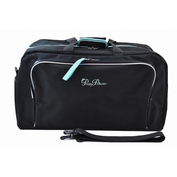 商品説明 林間学校や修学旅行にオススメ！大容量ショルダー ボストンバッグ。小中学生から大人からまでOK！プリティプリンセスの刺繍可愛いバックです。ショルダーベルト付　（取り外し可能）機能：Wファスナー開閉内側：ポケット1 外側：ファスナーポ...