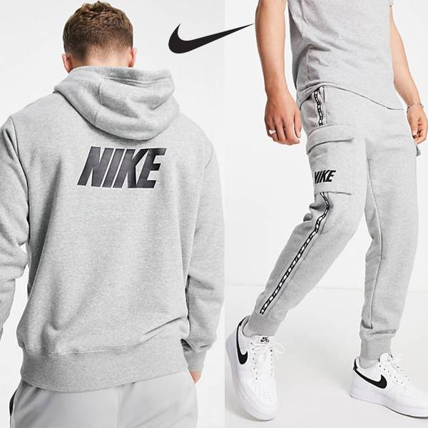 ナイキ NIKE 上下セット セットアップ パーカー ジョガーパンツ サイドライン Repeat taping fleece hoodie グレー GRAY トラックパンツ 人気 メンズ ユニセック ナイキ NIKE 上下セット セットアップ パーカー ジョガーパンツ サイドライン Repeat taping fleece hoodie グレー GRAY トラックパンツ 人気 メンズ ユニセック