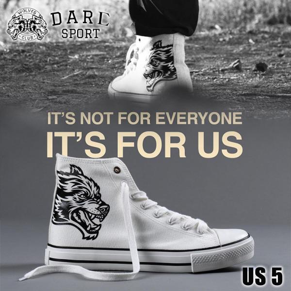 ダルクスポーツ DarcSport スニーカー ハイカット 靴 US5サイズ 