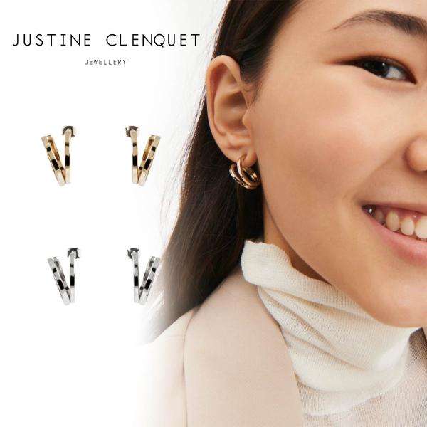 ジュスティーヌクランケ Justine Clenquet ジェニー ピアス Jennie earrings シルバー ゴールド レディース メンズ ユニセックス パラジウム[アクセサリー]