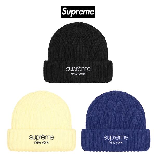 お気にいる】 - supreme ビーニー ニットキャップ グレー - 激安買取