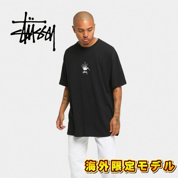 Stussy ステューシー Tシャツ Crown Short Sleeve T-Shirt ストリート系 ブラック BLACK 黒 ロゴ メンズ  レディース ユニセックス 正規品[衣類] :4100000010010:WILLS 通販 