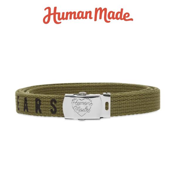 HUMAN MADE ベルト ヒューマンメイド HUMAN MADE WEB BELT 20 ガチャベルト ウェブベルト ロゴ アクセサリー ハート  ロゴ メンズ レディース ユニセックス 正規