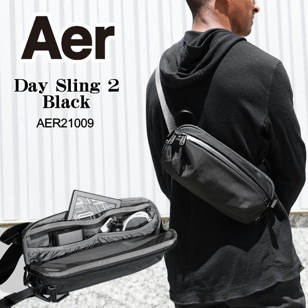 Aer エアー ショルダーバッグ かばん Day Sling 2 ブラック 黒 クロス