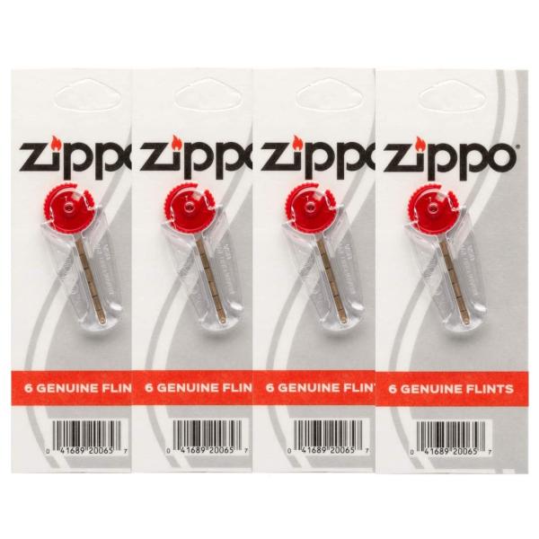 ZIPPO純正 着火石フリント　６石品名：ZIPPO 6 Genuine Frintｓ 着火石 6石入り　4パック品番：172111RUPC:041689200657内容量：6石入り
