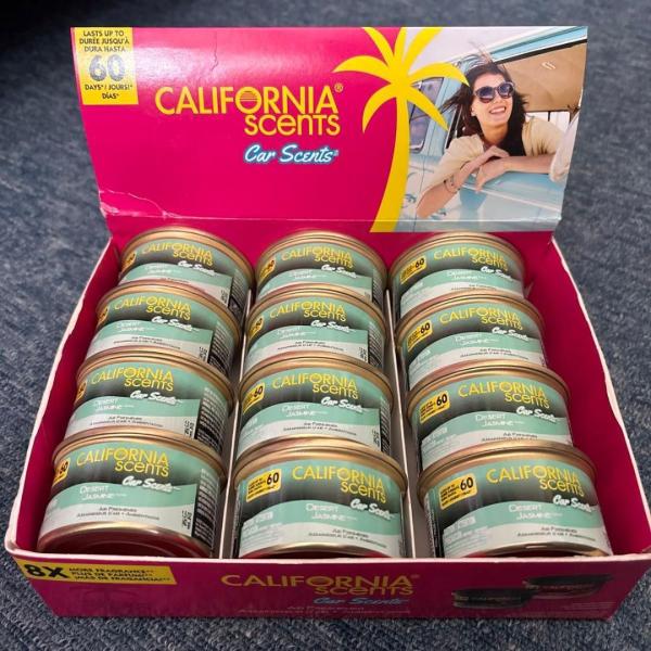 CALIFORNIA SCENTS カリフォルニアセンツ デザートジャスミン 12缶+純正リッド2枚付き