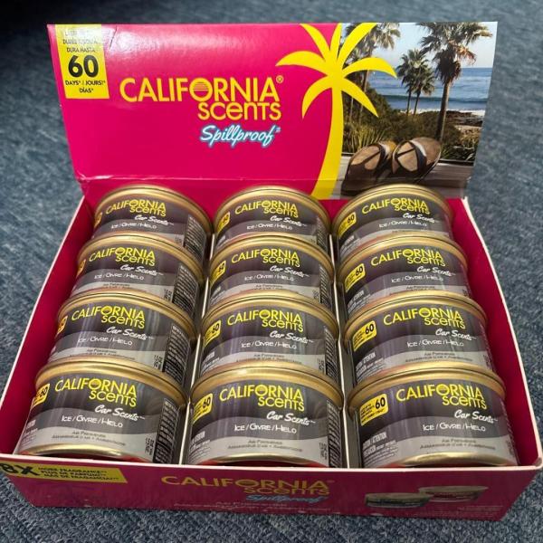 CALIFORNIA SCENTS カリフォルニアセンツ アイス12缶+純正リッド2枚付き