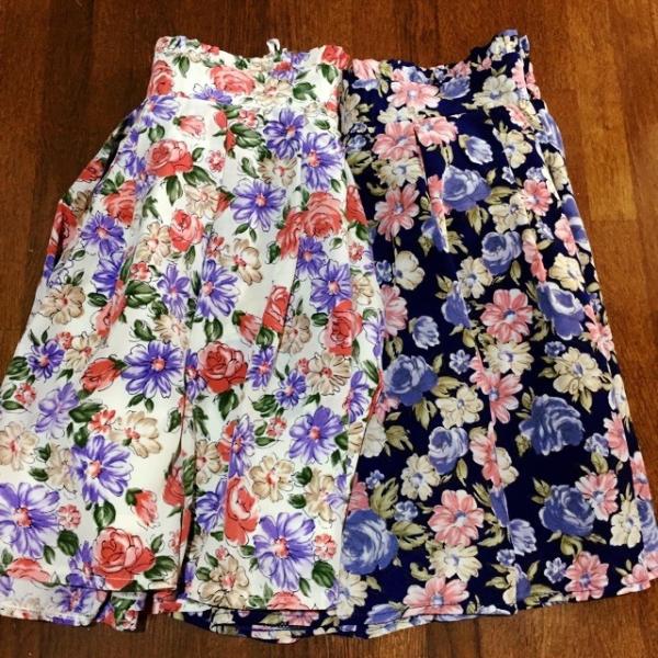 花柄キュロット