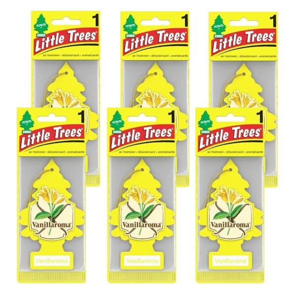 リトルツリー リフレッシュナー Little Trees Vanillaroma バニラロマ 6枚セット