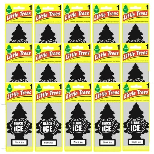 リトルツリー エアフレッシュナー Little Trees Black Ice ブラックアイス USDM 15枚セット