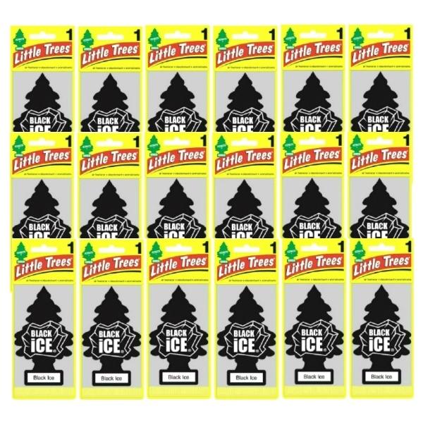 【売上No1】 リトルツリー エアフレッシュナー Little Trees Black Ice ブラックアイス USDM 18枚セット