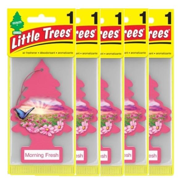 Little Tree リトルツリーエアーリフレッシュナー Morning Fresh モーニングフレッシュ USDM 5枚セット