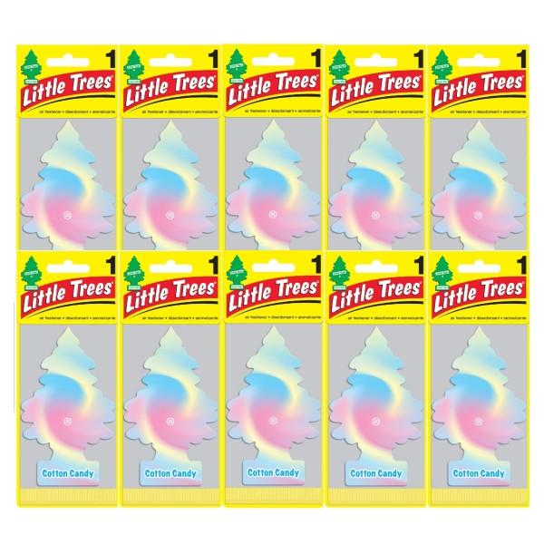 Little Trees リトルツリー エアフレッシュナー 釣り下げ式 Cotton Candy コットンキャンディー 10枚セット USDM 芳香剤