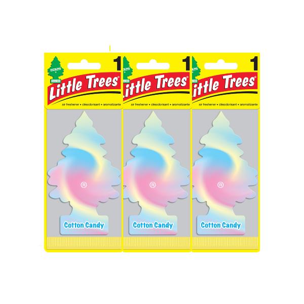 Little Trees リトルツリー エアフレッシュナー 釣り下げ式 コットンキャンディー 3枚セット USDM 芳香剤