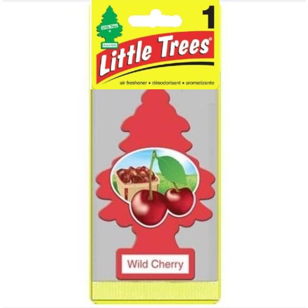 Little Trees リトルツリー エアフレッシュナー 釣り下げ式 芳香剤 ワイルド・チェリー Wild Cherry 並行輸入品【5枚以上で送料無料】