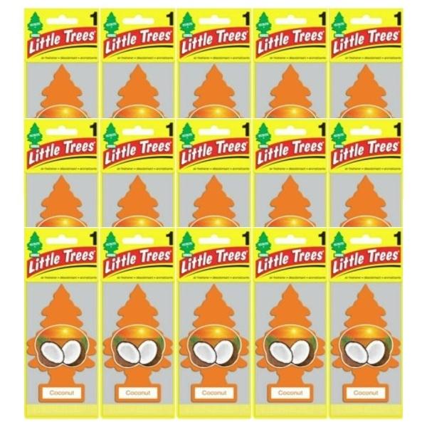 リトルツリーエアフレッシュナー Little Trees Coconut ココナッツ USDM 15枚セット