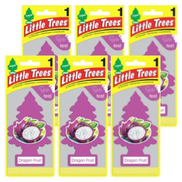 Little Trees リトルツリー エアフレッシュナー 釣り下げ式 Dragon Fruit ドラゴン・フルーツ 6枚セット