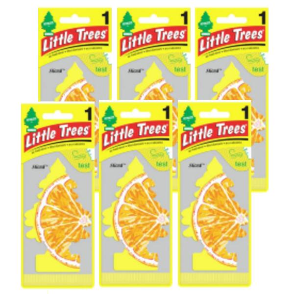 Little Trees リトルツリー エアフレッシュナー 釣り下げ式 芳香剤 Slice スライス USDM 6枚セット