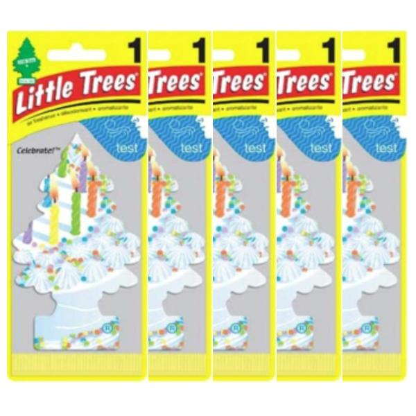 Little Trees リトルツリー エアフレッシュナー 釣り下げ式 芳香剤 Celebrate セレブレイト 5枚セット USDM 芳香剤